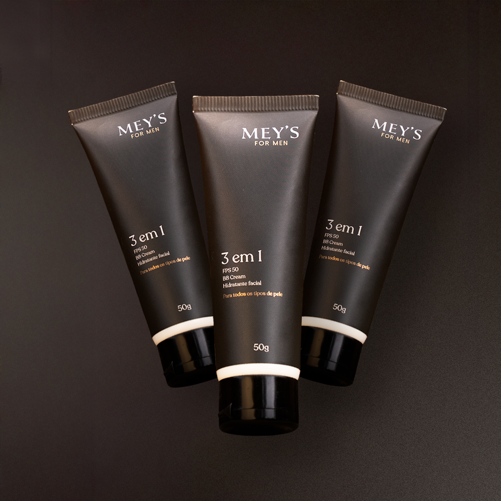 3 em 1 Meys | Kit com 3 | Hidratante, FPS 50 e Antioleosidade