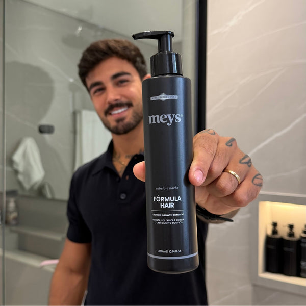 Shampoo Fórmula Hair MEYS – Cafeína e Niacinamida | Antiqueda, Fortalecimento e Crescimento Capilar | 300ml