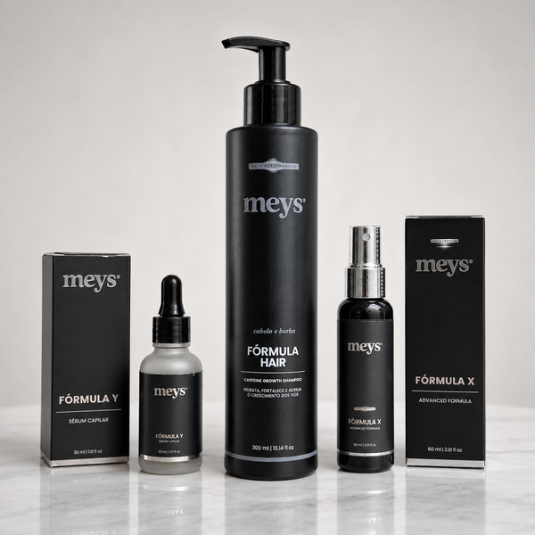 Kit Tratamento Completo MEYS — Fórmula Hair + Fórmula X + Fórmula Y