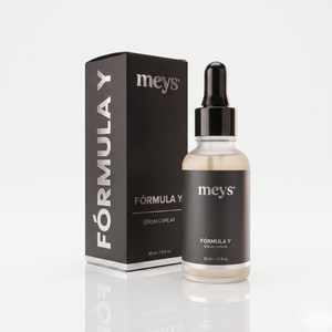 Sérum capilar Fórmula Y da Mey's com caixa e frasco