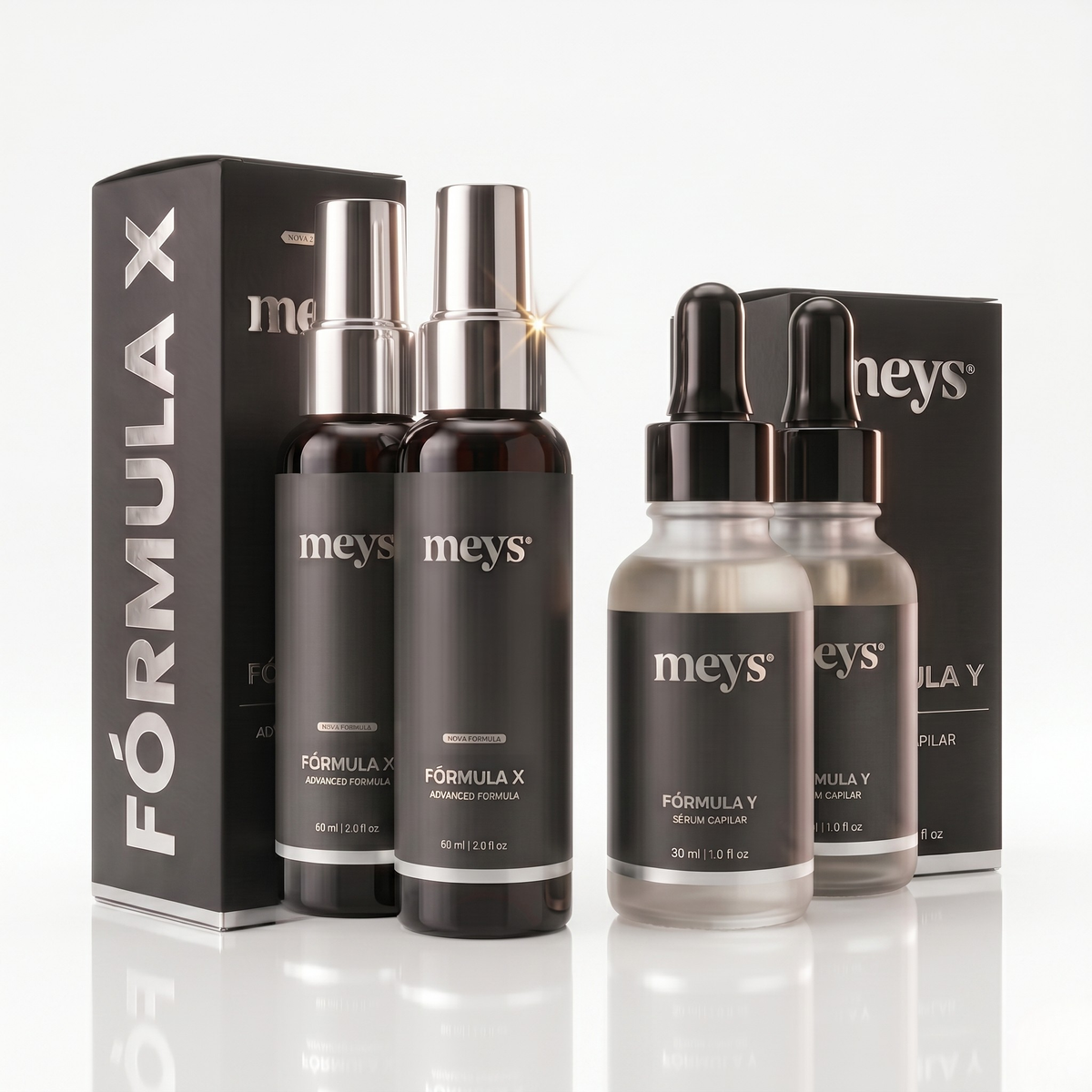 Kit Duplo Mey's com 2 Fórmula X e 2 Fórmula Y