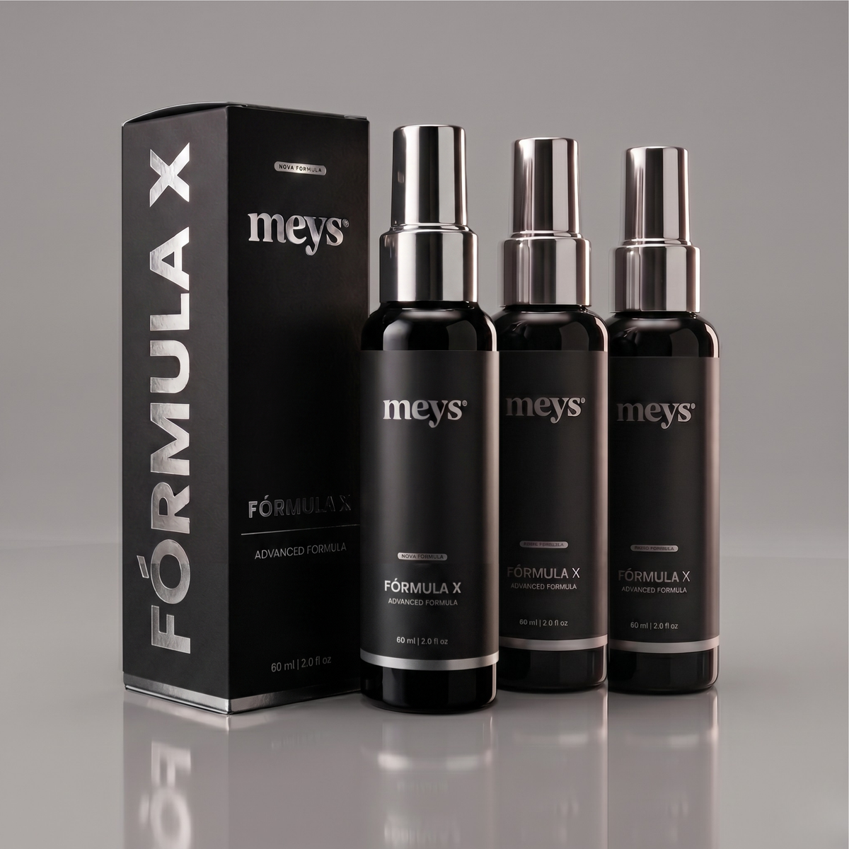 Kit Ultimato Mey's com 3 tônicos Fórmula X